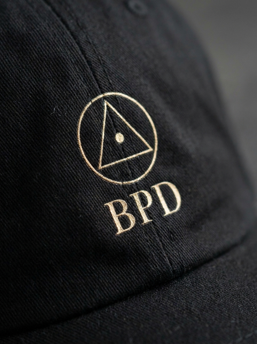 BPD Weekender Cap — Black detail