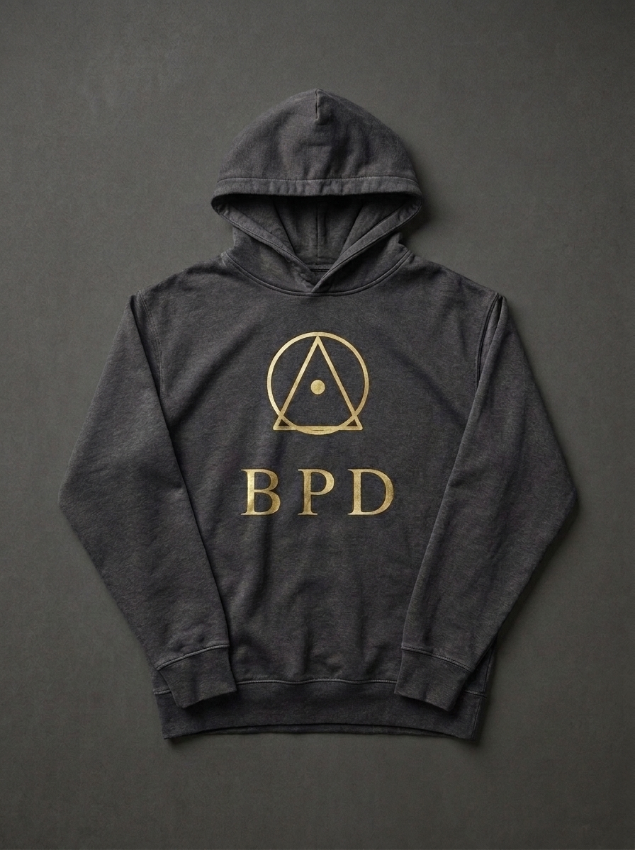 BPD Premium Hoodie — Charcoal Heather