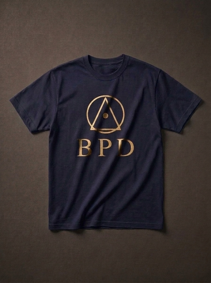 BPD Heavyweight Tee — Navy